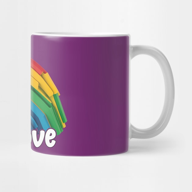 Prideful Skies LGBTQ gay pride Rainbow Colored Design by star trek fanart and more